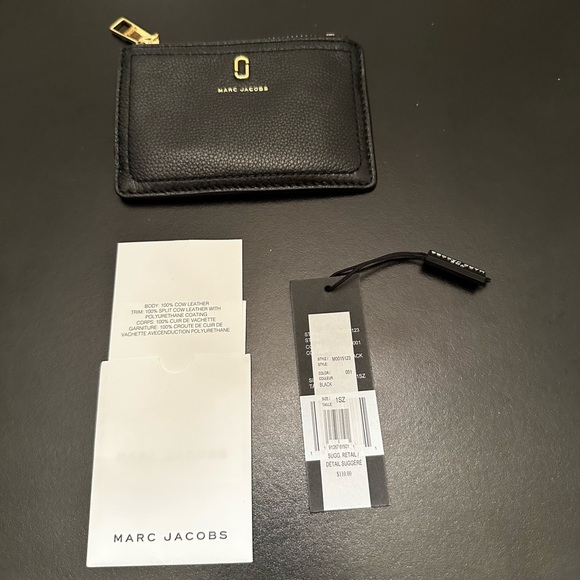 Marc Jacobs Commuter Wallet - Black Leather - Picture 9 of 9